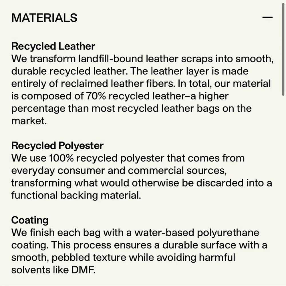 Baggu Mini Recycled Leather Shoulder Bag - Picture 9 of 9